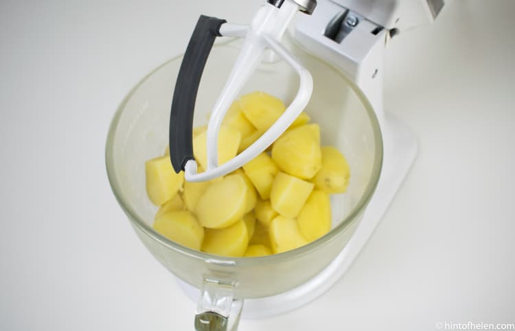 Mashed Potatoes With Kitchenaid Mixer  