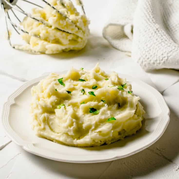 Creamiest KitchenAid Mashed Potatoes - Love from the Table