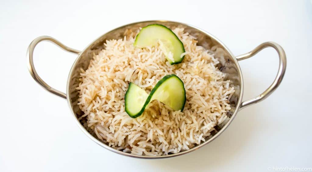 Rice Cooker Parsi Caramelised Onion Rice Recipe Hint of Helen