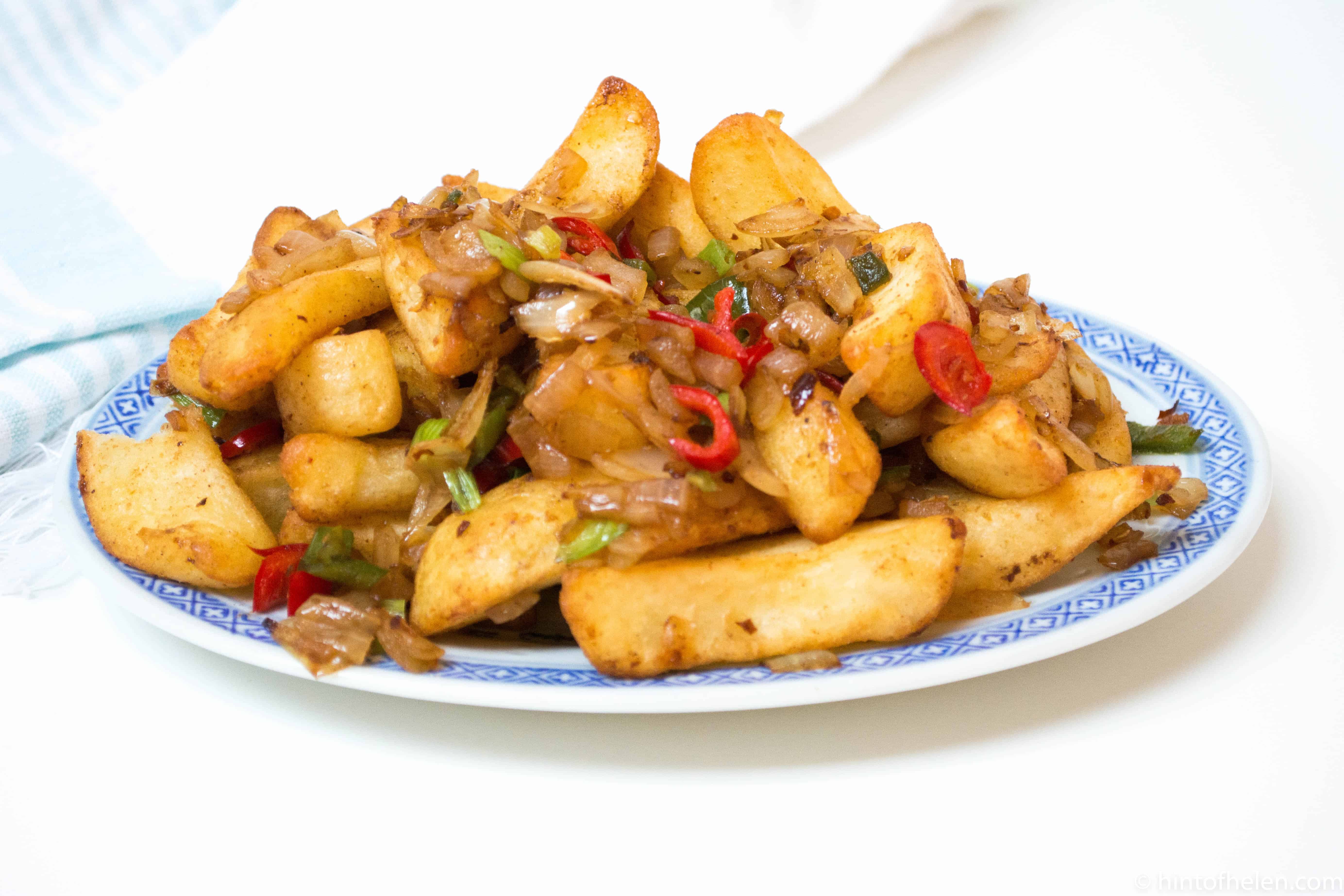 Salt and Pepper Chips - Chinese Takeaway Recipe | Hint of Helen