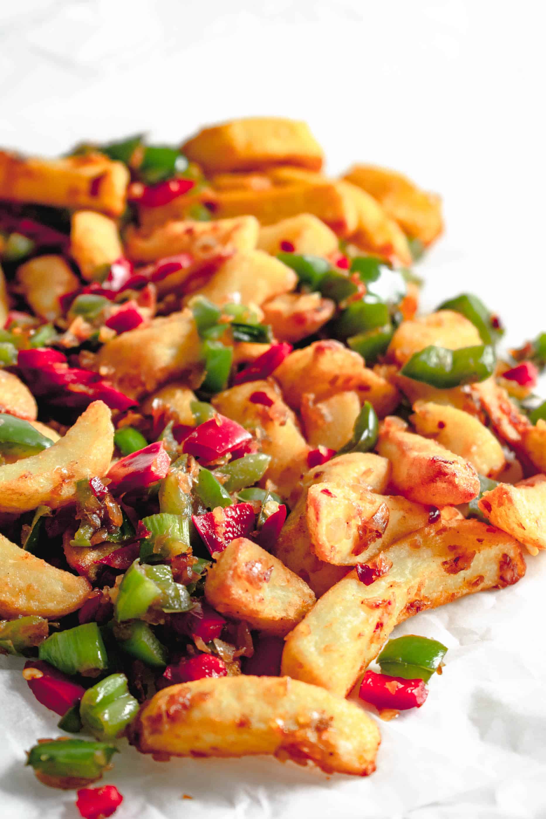 Salt and Pepper Chips - Chinese Takeaway Recipe | Hint of Helen