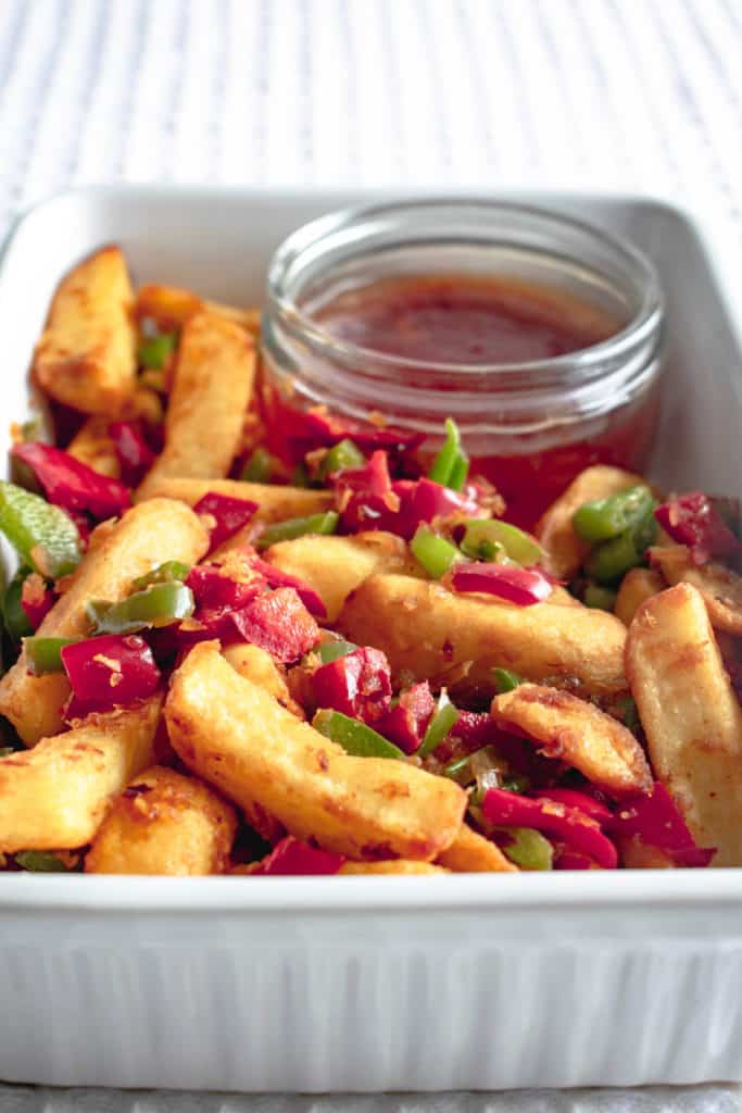 Salt and Pepper Chips - Chinese Takeaway Recipe | Hint of Helen