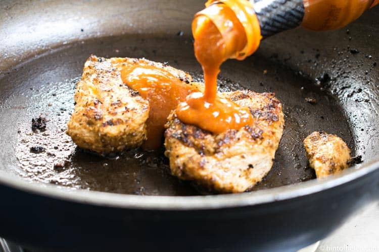 Nandos chicken burger recipe marinate | Hint of Helen