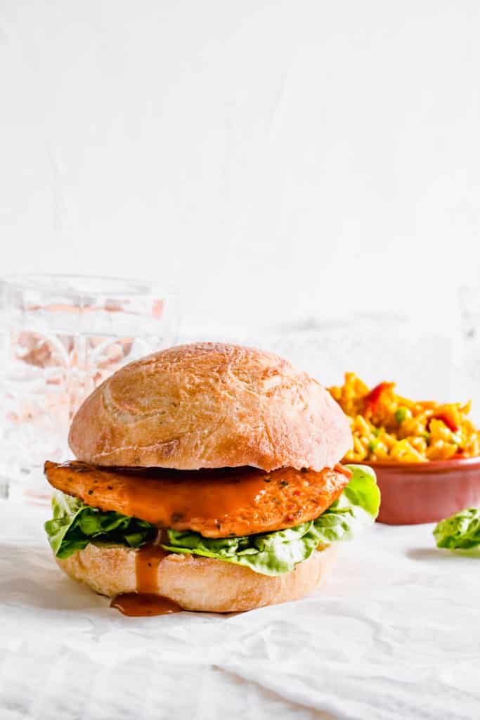 Homemade Nando's Burger Recipe | Hint of Helen