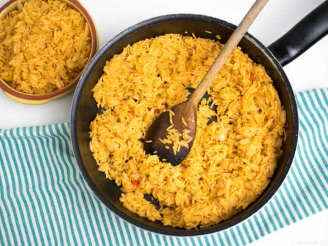 Vegetarian Jollof Rice Recipe & Step-by-Step Photos | Hint of Helen