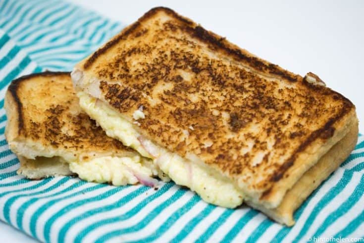 Lancashire cheese and onion toastie recipe