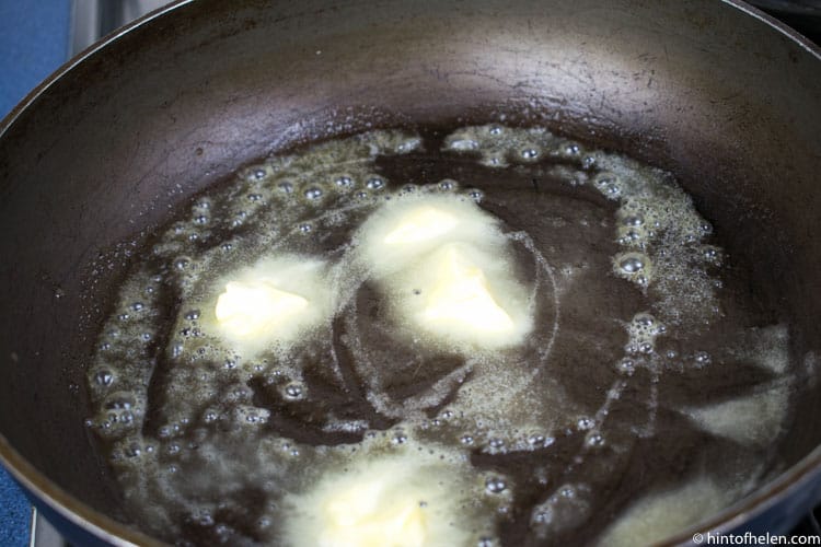 cooking onions in butter