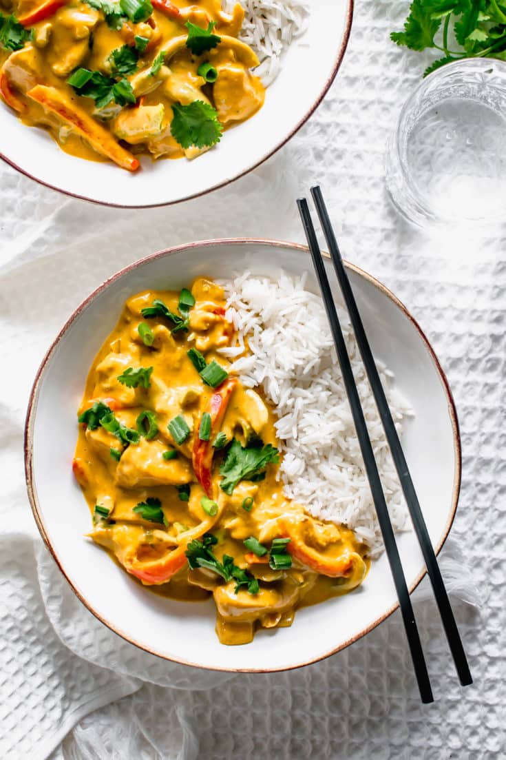 Satay Chicken Curry Recipe | Hint of Helen-4