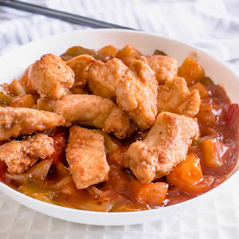 Sweet and Sour Chicken Recipe | Just Like Take-away | Hint of Helen