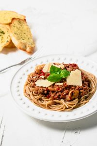 Turkey Bolognese Recipe Spaghetti Hint of Helen