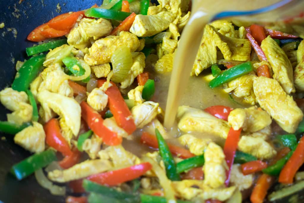 Satay Chicken Curry Recipe Chinese Takeaway Hint Of Helen