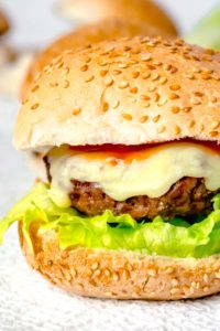 Actifry Cheese Burger Recipe | Hint Of Helen