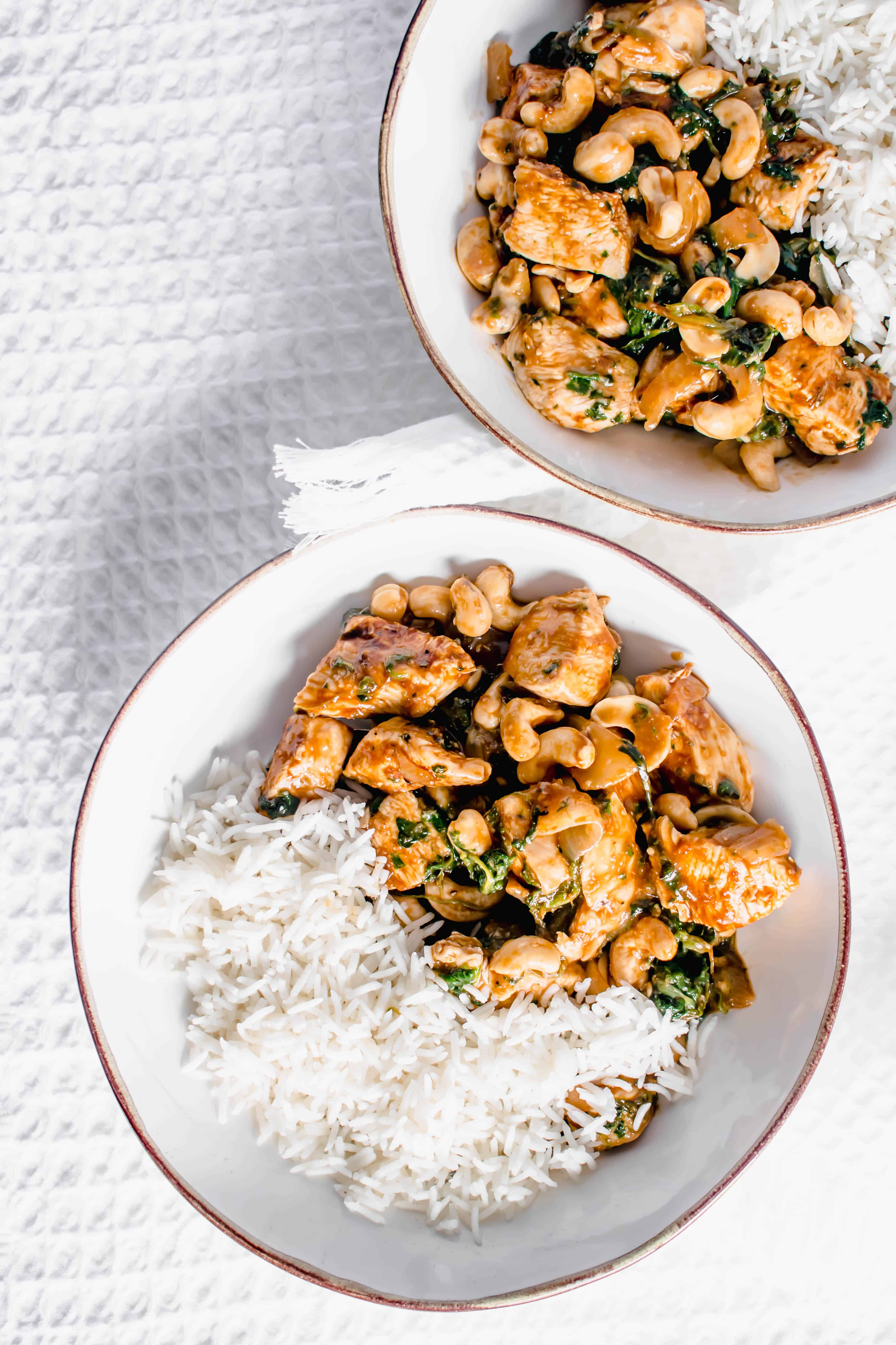 Healthy Cashew Chicken Recipe