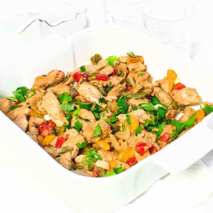 Healthy Mexican Chicken Tray Bake