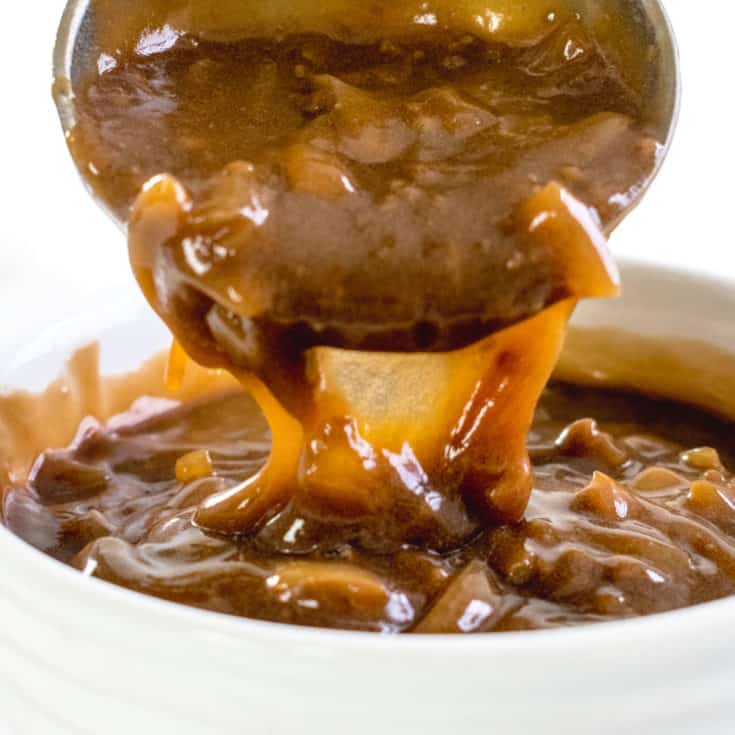 Easy Rich Onion Gravy Recipe