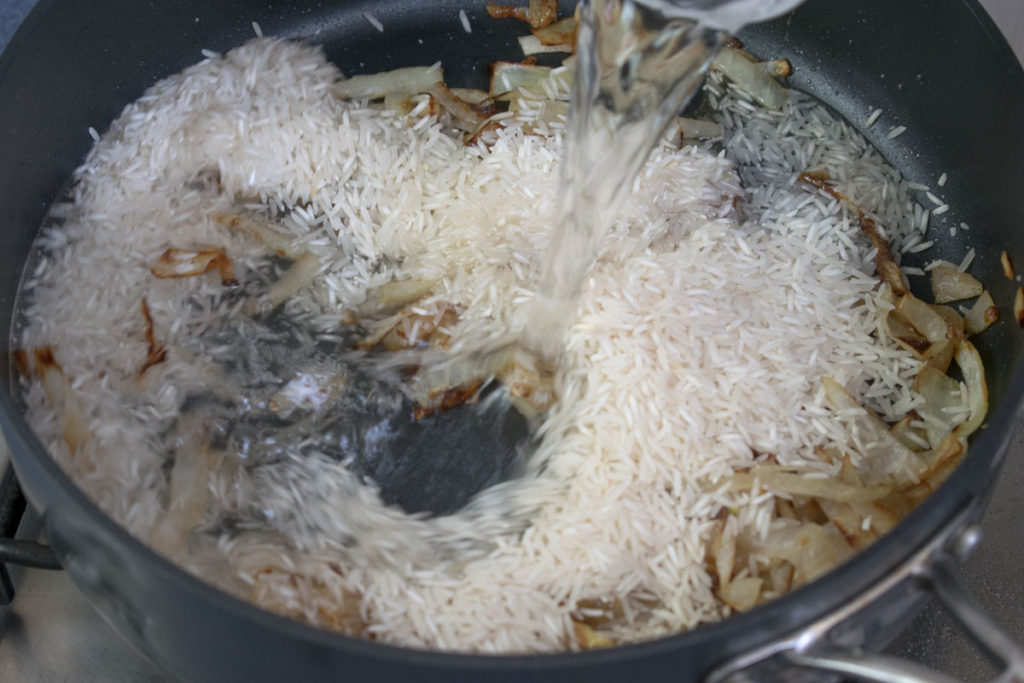 Caramelized Onion Rice Recipe Easy To Follow Hint Of Helen