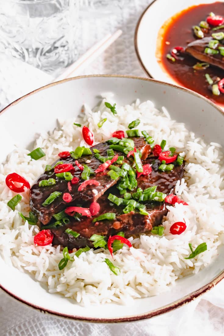 Slow Cooker Sticky Hoisin Beef Recipe Hint Of Helen