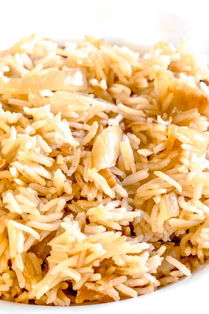 Caramelized Onion Rice Recipe Easy To Follow Hint Of Helen