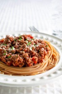 Low FODMAP Spaghetti Bolognese Recipe | Hint Of Helen