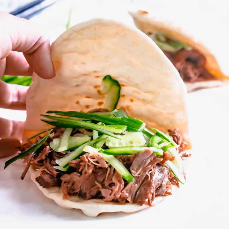 Slow Cooker Pulled Hoisin Pork Recipe Hint Of Helen