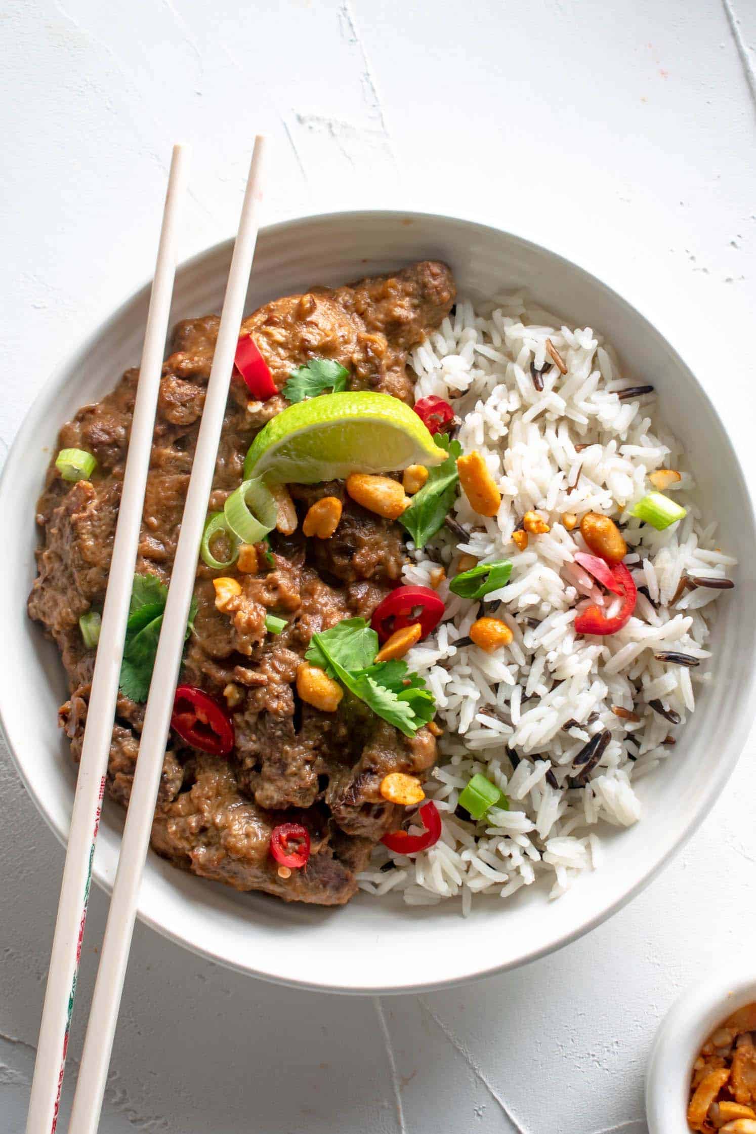 Slow Cooker Satay Beef Recipe