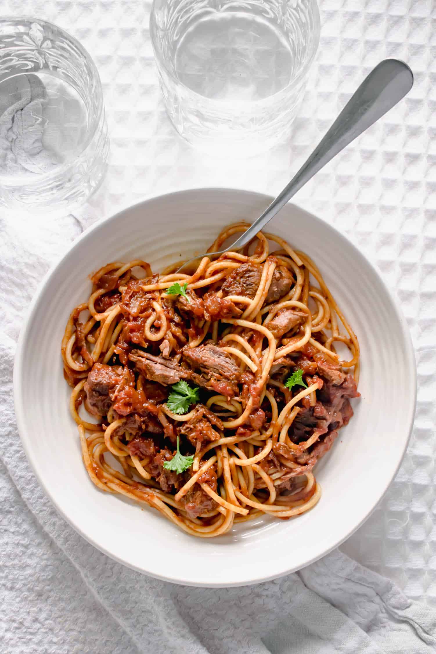 Slow Cooker Bolognese Recipe | Braising Steak | Hint Of Helen