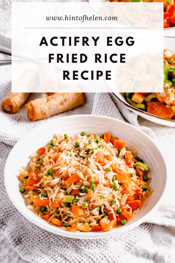 Actifry Egg Fried Rice Recipe | Chinese Fake-Away | Hint Of Helen