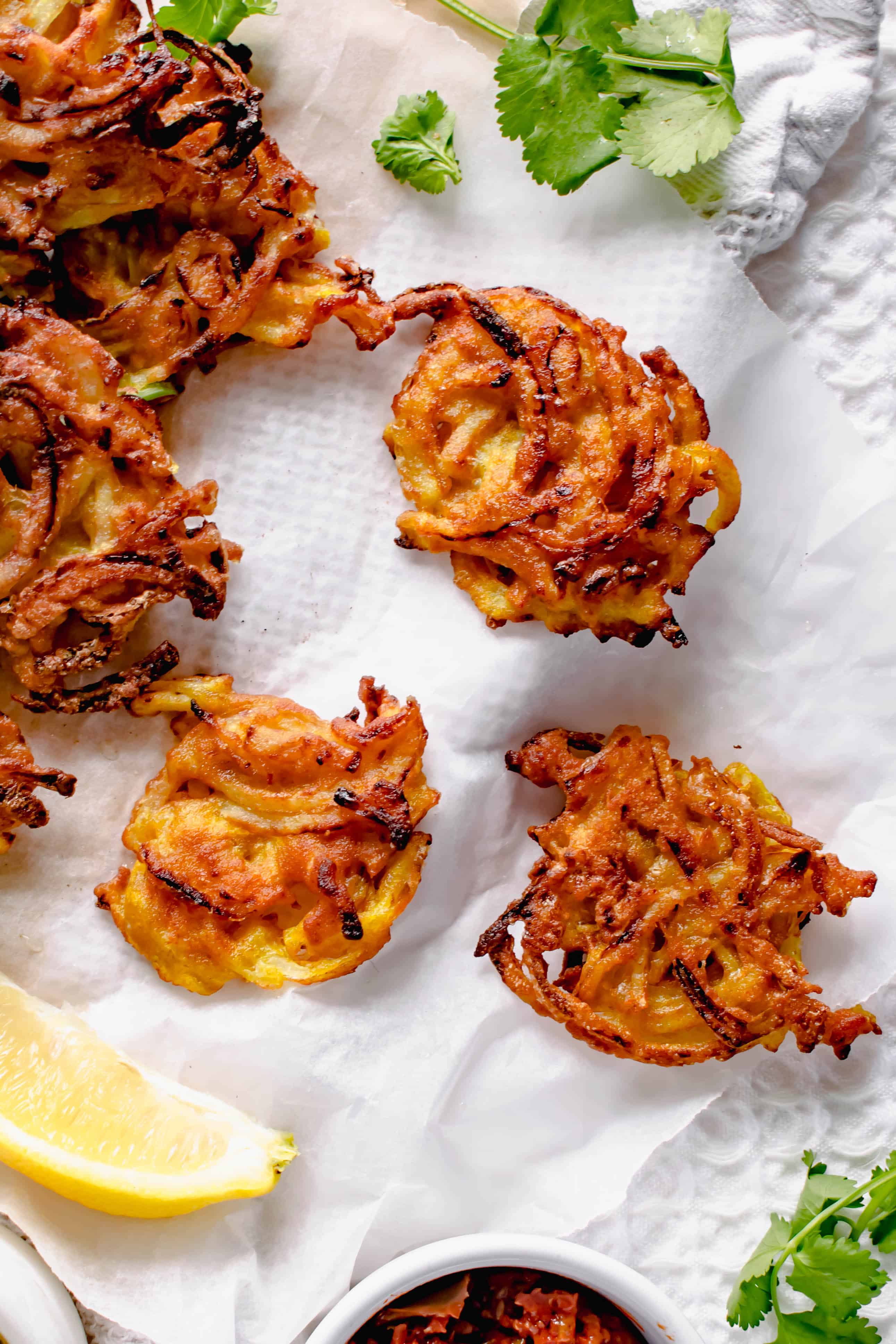 Onion Bhaji Recipe Easy Plain Flour Method Hint Of Helen