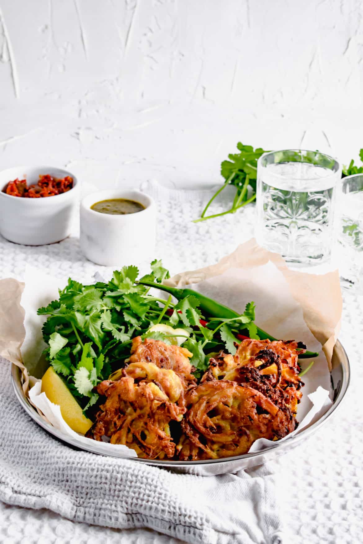 Onion Bhaji Recipe Easy Plain Flour Method Hint Of Helen