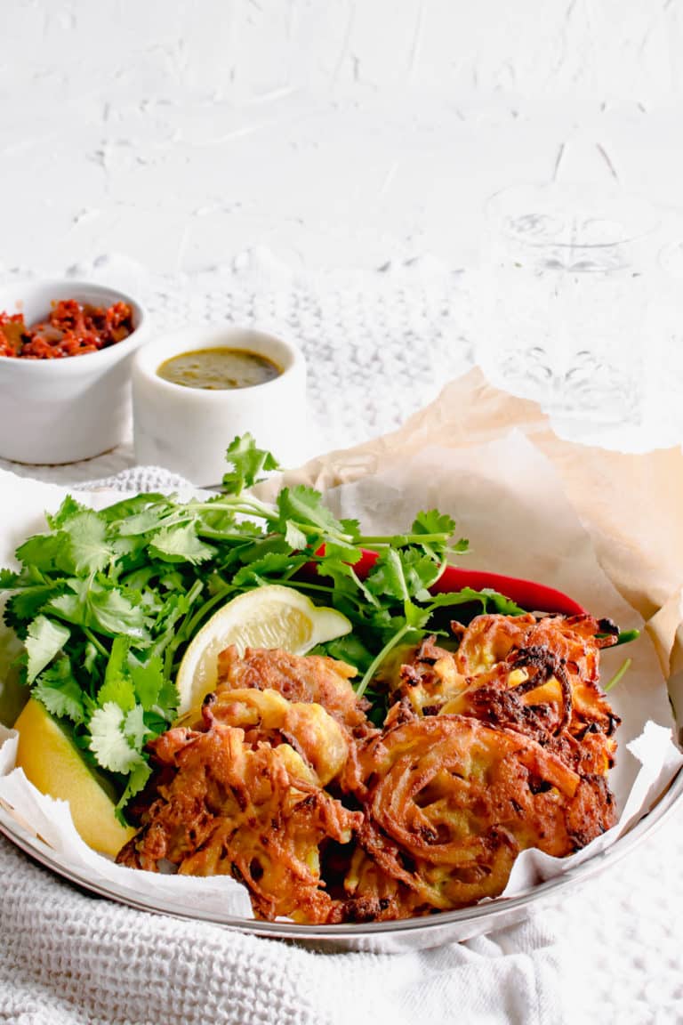 Onion Bhaji Recipe Easy Plain Flour Method Hint Of Helen