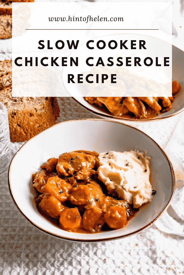 Slow Cooker Chicken Casserole Recipe | Hint Of Helen