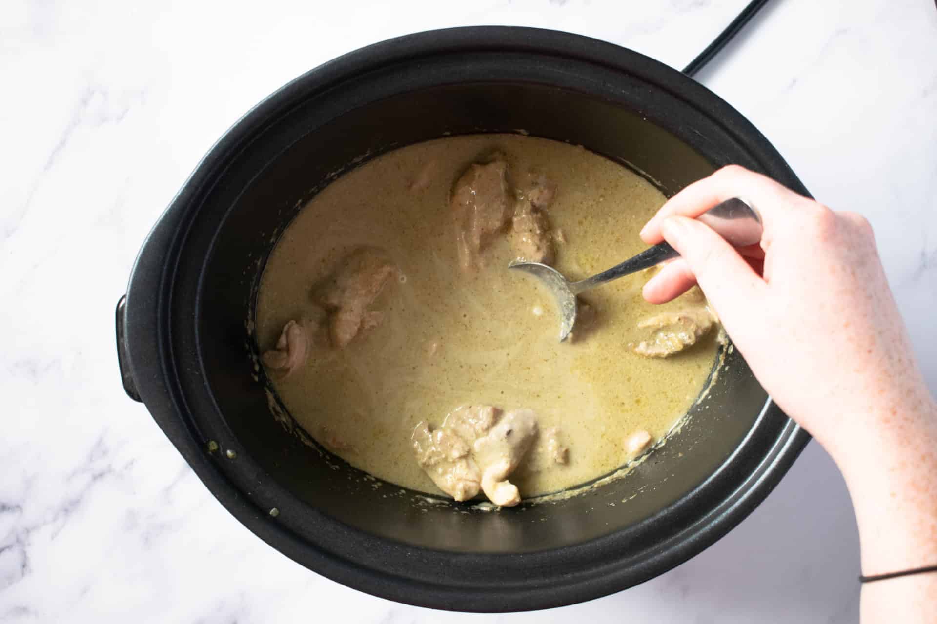 Slow Cooker Thai Green Curry Recipe Hint Of Helen