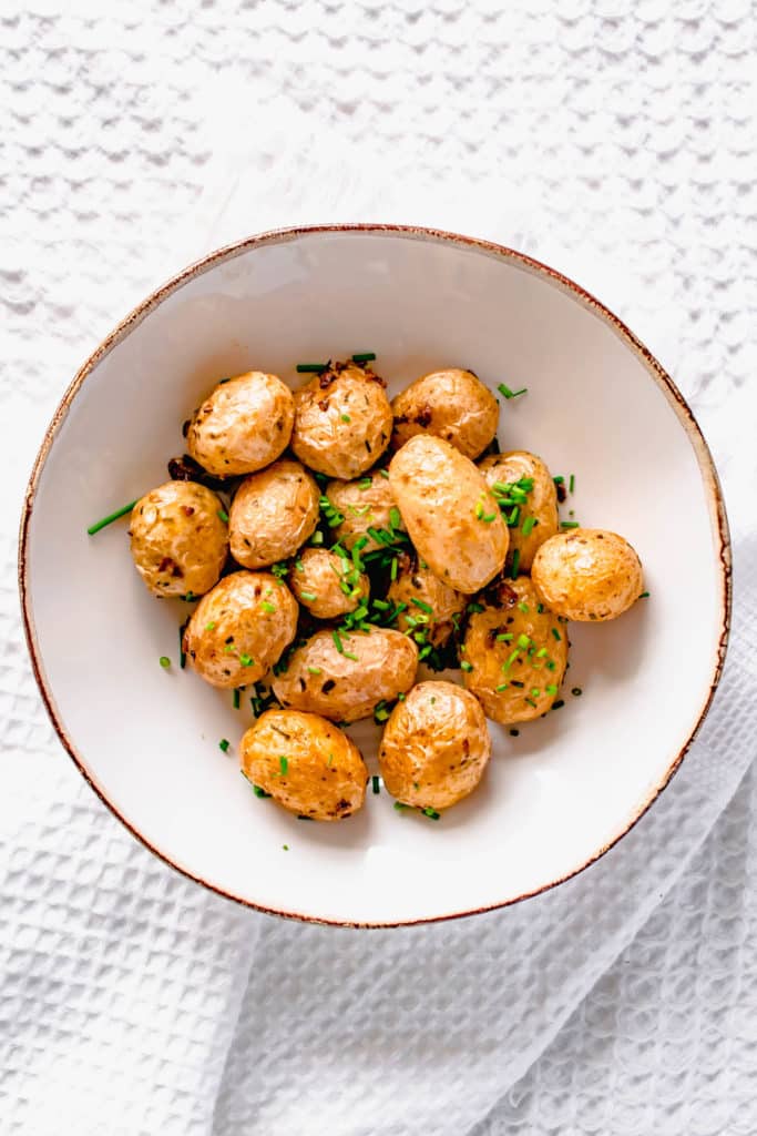 Actifry Garlic Chive Potatoes Recipe