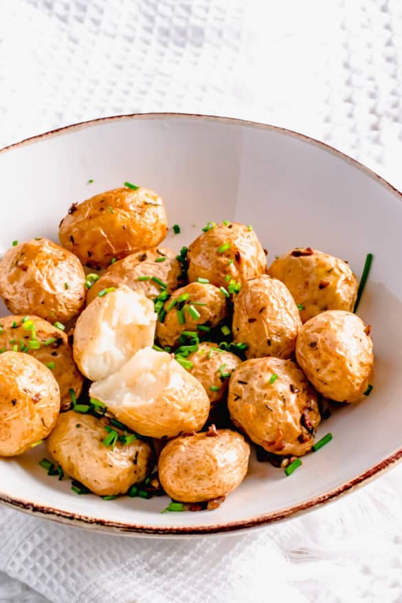 Actifry Garlic Chive Potatoes Recipe