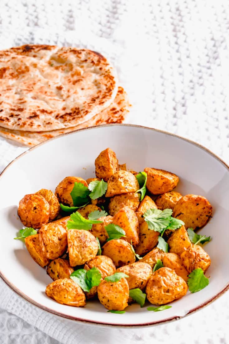 Actifry Indian Spiced Baby Potatoes Recipe | Hint Of Helen