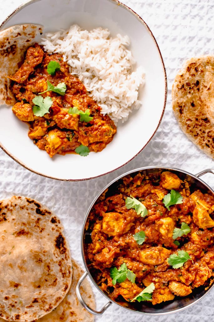 Chicken Balti a British Indian Curry - Krumpli