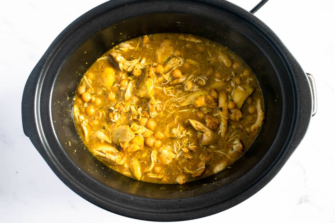 Slow Cooker Chicken Chickpea Curry Recipe Hint Of Helen