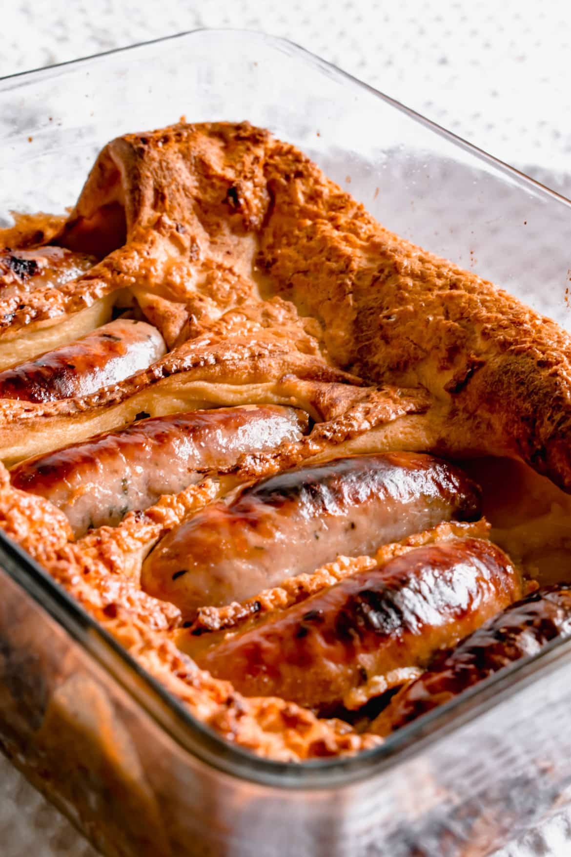 Toad In The Hole Recipe Rise Every Time Hint Of Helen