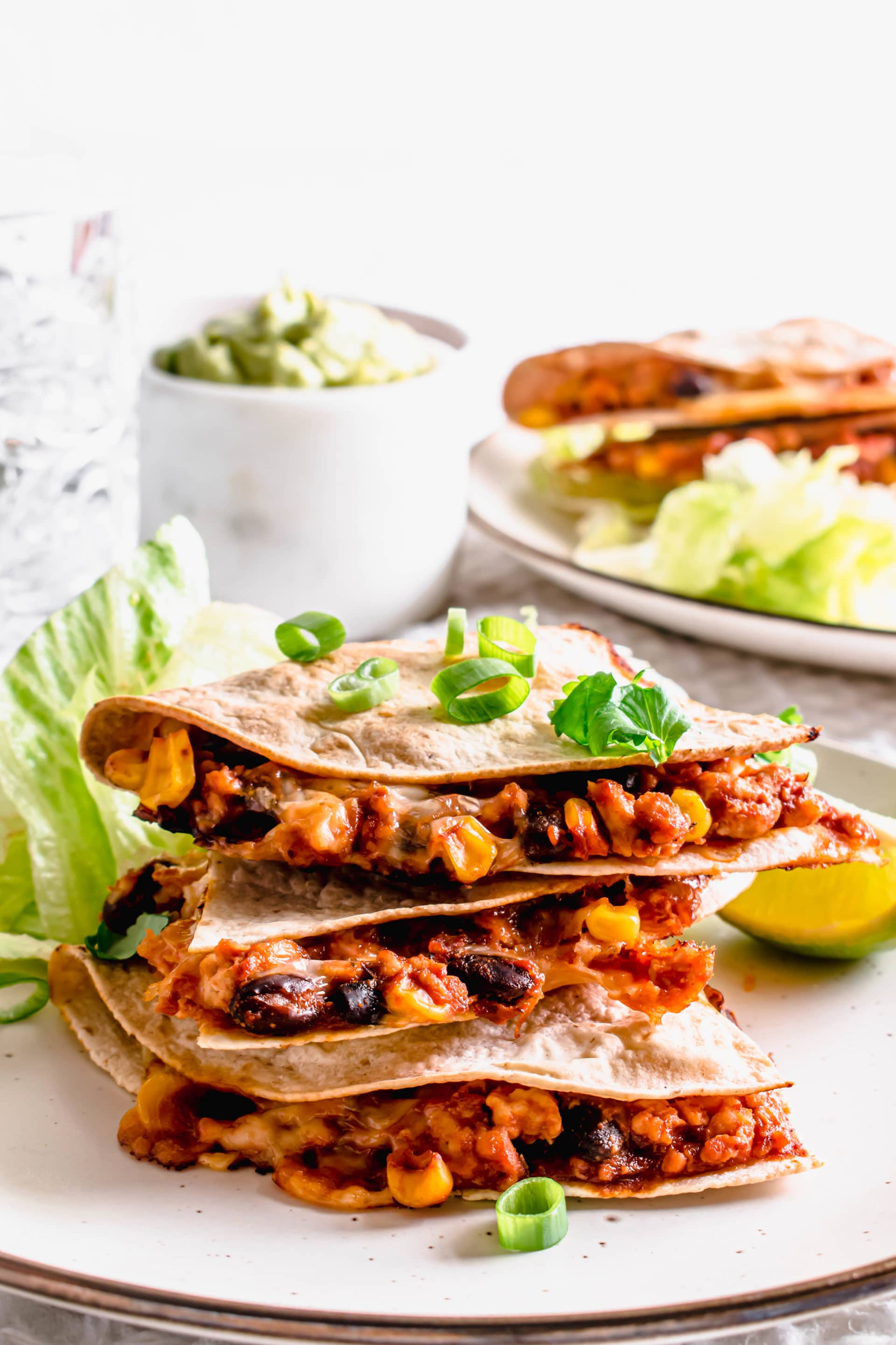 Healthy Turkey Quesadillas Recipe Hint Of Helen