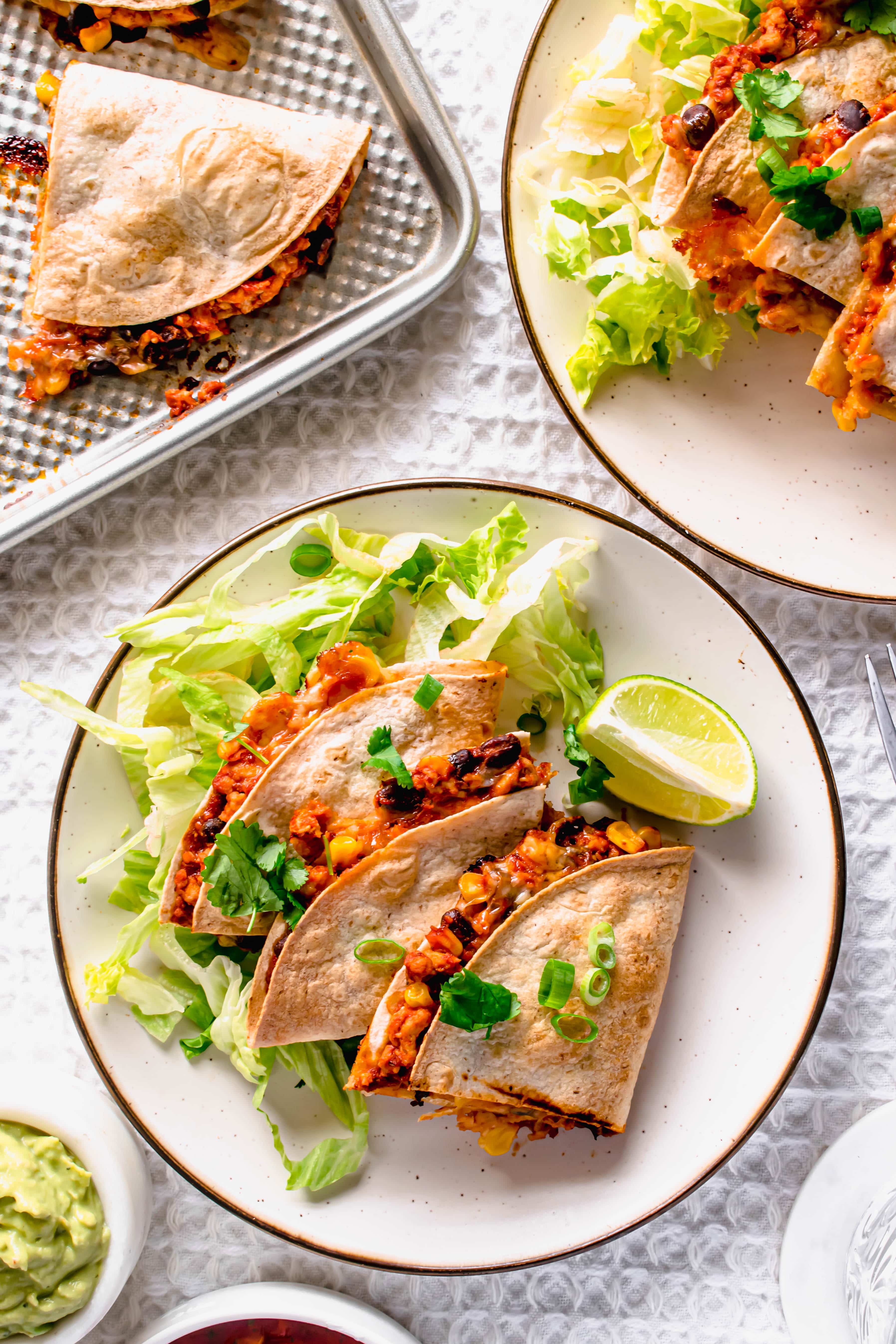 Healthy Turkey Quesadillas Recipe Hint Of Helen