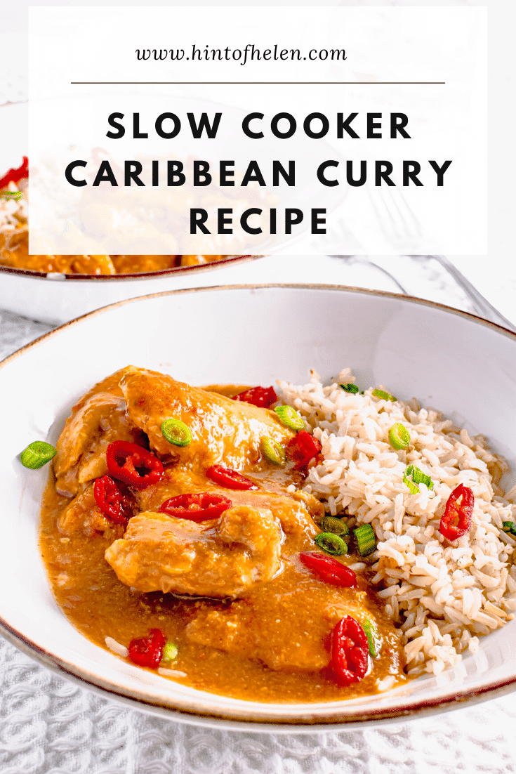 Slow Cooker Caribbean Chicken Curry Recipe | Hint Of Helen