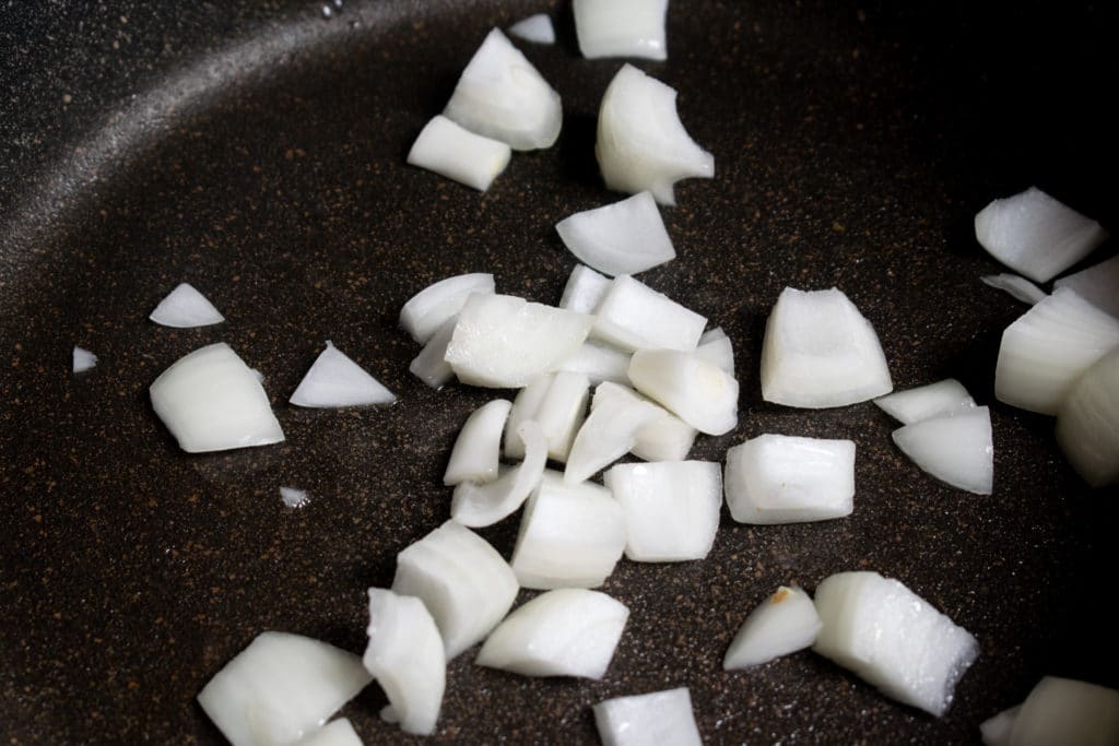 cooking onions