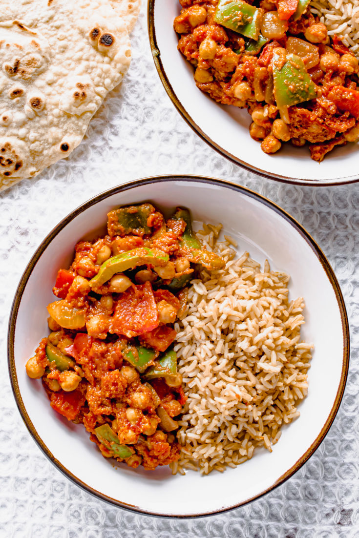 Chickpea Balti curry