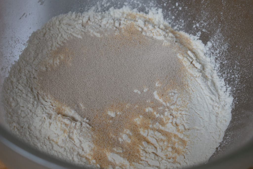 dough balls dry ingredients