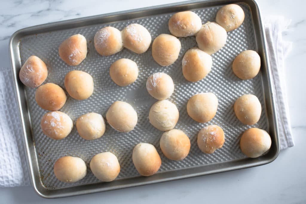 cooked dough balls