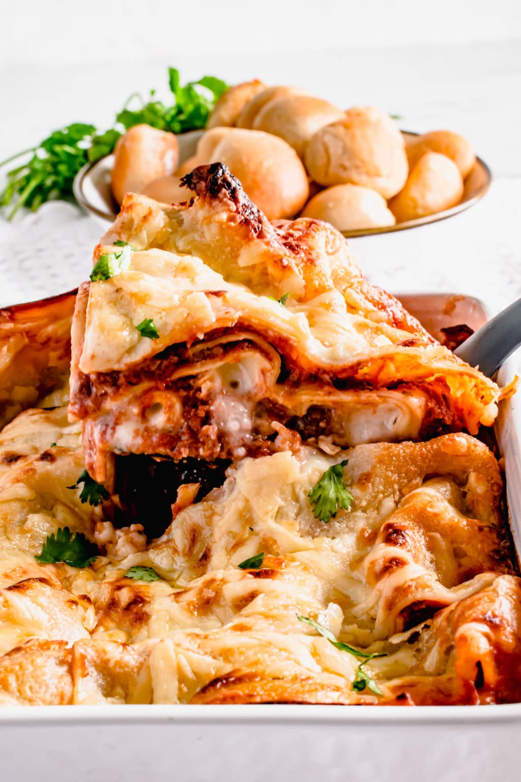 Best Ever Lasagne Recipe Cheddar & Garlic Sauce Hint Of Helen