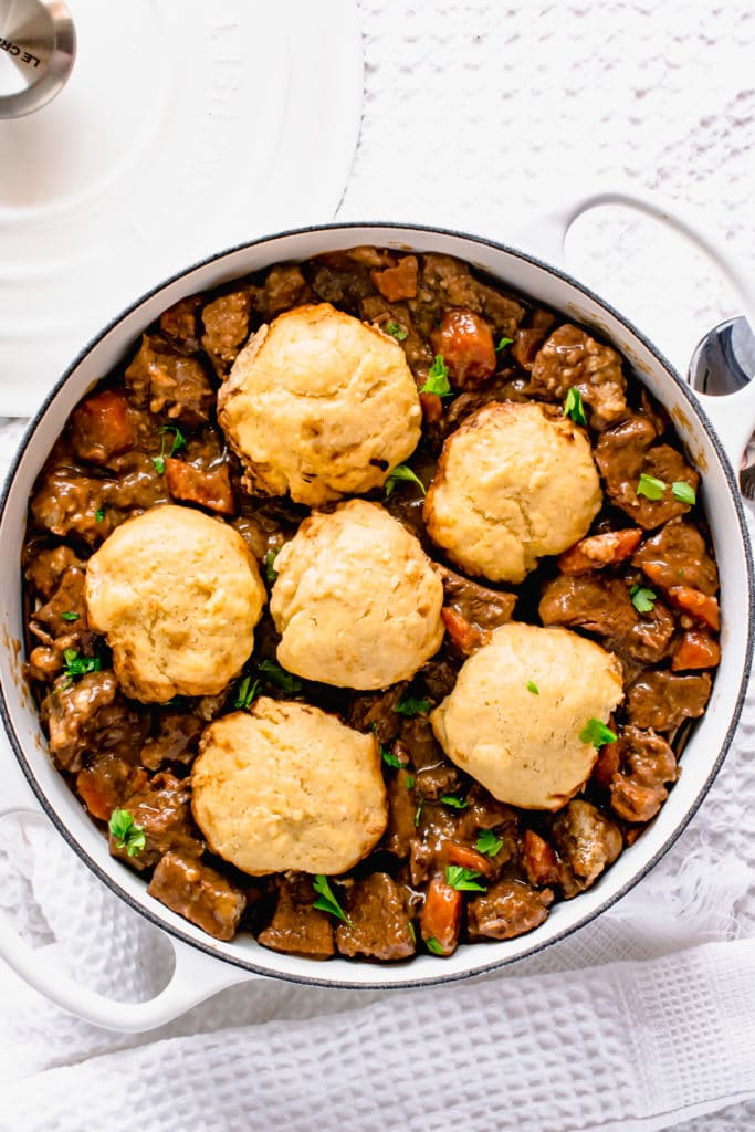 Irish Steak &amp; Guiness Casserole Recipe | Hint of Helen