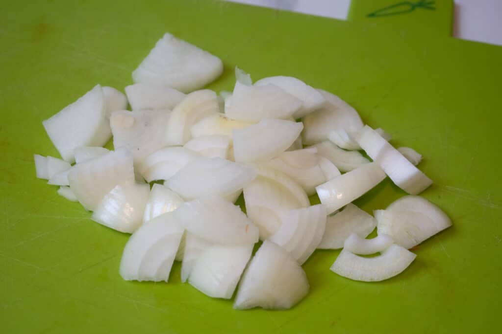 chopped onions