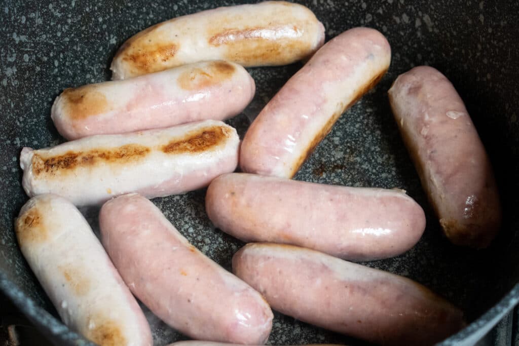 browning sausages