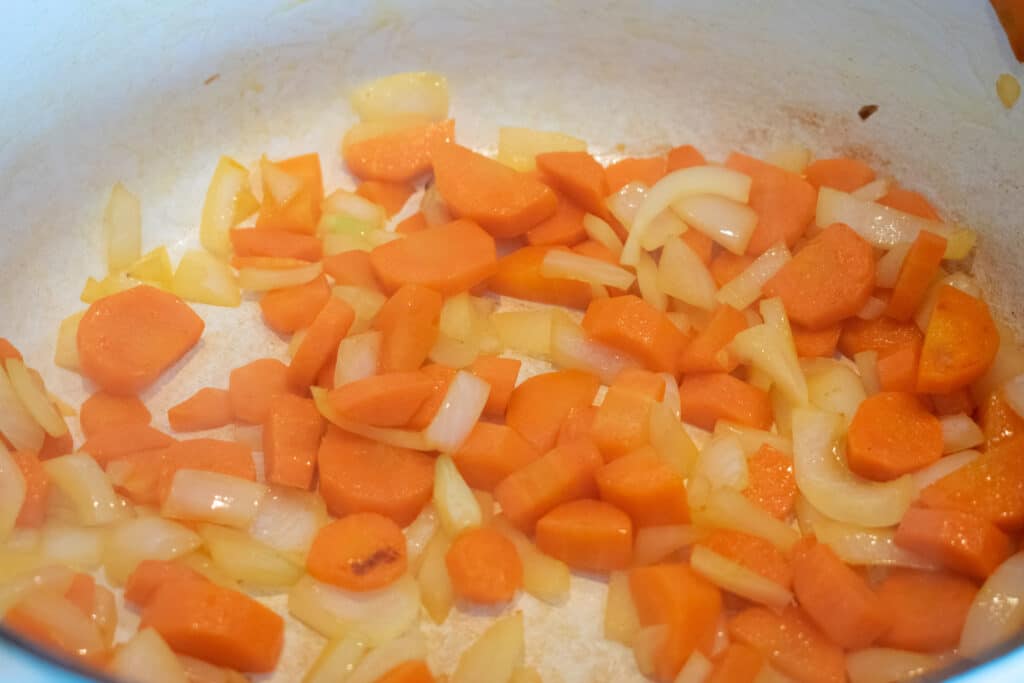 chopped carrots